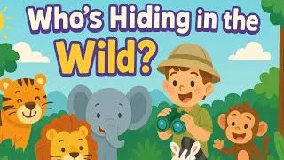 Thumbnail: Learn Wild Animals In English 🦁🐯🐒🦓