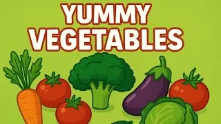Thumbnail: Learn Vegetable Names In English 🍅🥬🍆🧅🫑