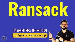 Thumbnail: Ransack meaning in Hindi | Ransack english to hindi | Ransack ka hindi matlab kya hota hai | Ransack