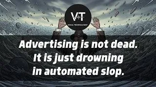 Thumbnail: Advertising is not dead. It is just drowning in automated slop.