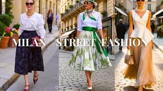 Thumbnail: Milan Big Fashion July 2026 🇮🇹 Italian Street Trends | Chic Outfits & Luxury Summer Shopping Looks