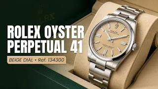 Thumbnail: Rolex Oyster Perpetual 41 Beige Dial (Ref. 134300) | Full Unboxing & In-Depth Review