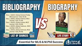 Thumbnail: Bibliography vs Biography 