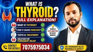 Thumbnail: What is thyroid and how it causes | How to solve Thyroid problem Naturally