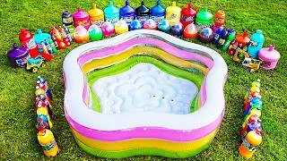 Thumbnail: Big Pool and Water Slide with Big Toothpaste Eruption, Coca Cola Fanta, Sprite and Mentos