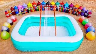 Thumbnail: Giant Toothpaste Eruption from Big Pool, Water Slide with Coca Cola, Mirinda, Schweppes & Mentos