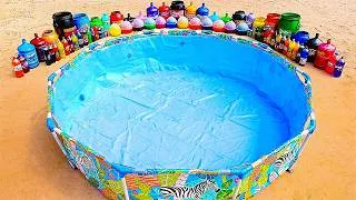 Thumbnail: Giant 4000L Pool Experiment with Pepsi, Mtn Dew, Fanta, Sprite, Coca Cola and Mentos