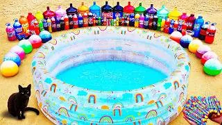 Thumbnail: Water Slide Experiment: New Big Pool with Toothpaste Eruption, Giant  Cola, Fanta, Sprite and Mentos