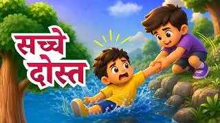Thumbnail: सच्चे दोस्त | Animated Hindi Story for Class 3 | VOLT आनंदी