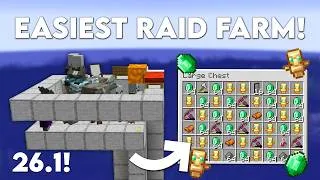 Thumbnail: Minecraft: EASY RAID FARM! (26.1 Tutorial)