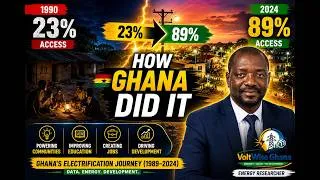 Thumbnail: How Ghana Electrified a Nation: From 23% to 89% Electricity Access