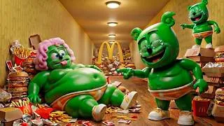 Thumbnail: GUMMY BEAR'S FAT WIFE ATACKED HIM BECASE HIM NOT FAT! (Gmod)