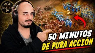 Thumbnail: Mi partida MÁS ÉPICA de 2026 en Age of Empires 4? 😯