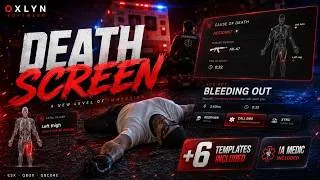 Thumbnail: FiveM Death Screen Script 💀 Cinematic Camera, Injury Map & AI Medic (ESX/QB/QBox)