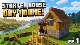 Thumbnail: Surviving My First Day in Minecraft But Everything Went Wrong! #minecraft #voxrumc #survival 