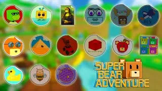 Thumbnail: All Hidden Stickers in Super Bear Adventure | Super Bear Adventure All Stickers 