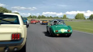 Thumbnail: [VR] Battle at Goodwood. Touring of 1960s. MG, Mini, Austin, Ford, Jaguar, Lotus, Hillman. Onboard.