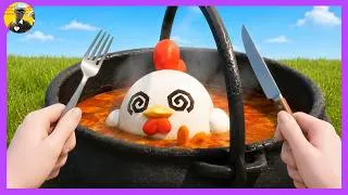 Thumbnail: Cooking Chicken Nuggets in Palworld!? - Palworld VR