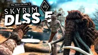 Thumbnail: Is Skyrim VR DLSS 5 Real Tech... Or AI Slop?