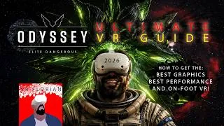 Thumbnail: VRFLO Elite dangerous Odyssey Ultimate VR guide - Get the Best graphics, performance and On-foot VR!