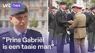 Thumbnail: Julien studeert samen met prins Gabriël af aan de Koninklijke Militaire School