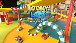 Thumbnail: Loony Laps, still in development. Meta Quest mixed reality 