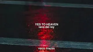 Thumbnail: yes to heaven - lana del rey (sped up)