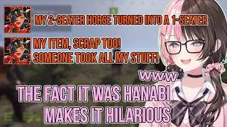 Thumbnail: Hinano Can't Stop Laughing at Hanabi That Getting Robbed |  VCR RUST Highlights【Vspo!】