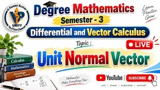 Thumbnail: #unit normal vector | Differential and vector calculus | sem-3 | Degree Mathematics