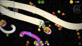 Thumbnail: WormsZone.io - 100,000,000+ SCORE! MOST BIG SNAKE. 01