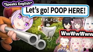 Thumbnail: Okayu Using New English She Learned and HoloGirls Copying Animal Sounds Turns Into Chaos【Hololive】