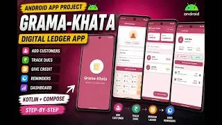 Thumbnail: Project 68 partial demo | Grama-Khata Android App UI Execution | Kotlin + XML Project Showcase