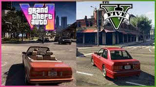 Thumbnail: GTA 6 vs GTA 5 [SIDE BY SIDE] GRAPHIC COMPARISON!