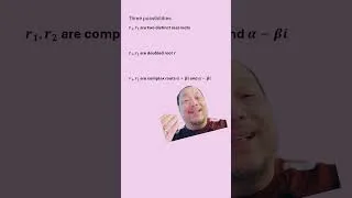 Thumbnail: Homogeneous 2nd order linear DE with constant coefficients