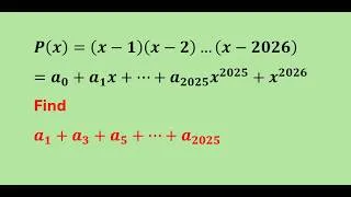 Thumbnail: Cool competition algebra problem