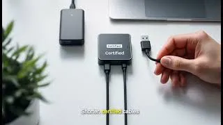 Thumbnail: USB-C E-Marker in 5 Seconds — How to Check | VYNEX #VYNEX #usbc  #cable