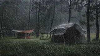 Thumbnail: ⛈️ Trapped in a Violent Thunderstorm‼️ Camping in Heavy Rain | Cozy Tent ASMR