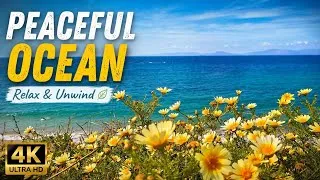 Thumbnail: Peaceful Ocean & Wildflowers | Relaxing Nature Escape in 4K