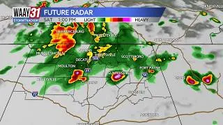 Thumbnail: Scattered rain and storms to kick off the weekend