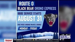 Thumbnail: Community connector Orono Black Bear Express back for UMaine Students