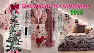 Thumbnail: Christmas Room Makeover 🎄🩰 Pink Christmas, decorating + mini room tour 2025