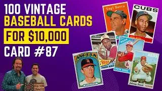 Thumbnail: 100 Vintage Baseball Cards for $10,000 Progress - Card #87