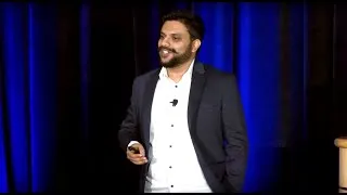 Thumbnail: Dr Rahul Panicker at the Stanford EE125 Quasquicentennial Anniversary event