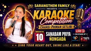 Thumbnail: KARAOKE COMPETITION CHAREI PHIMAN SETLIBI CONTESTANT NO 10 - SANABAM PRIYA NONGADA