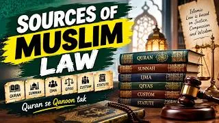 Thumbnail: Sources of Muslim Law | Quran, Sunnah, Ijma & Qiyas | Family Law Series