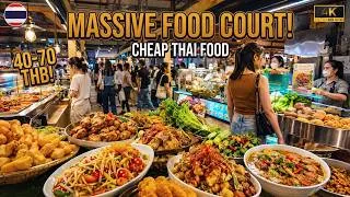 Thumbnail: Bangkok Hidden Food Court 🇹🇭 Massive Thai Food Variety & Cheap Prices 4K
