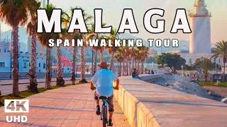 Thumbnail: Málaga Spain - Mediterranean Paradise on Costa del Sol ☀️ | 4K UHD, Binaural, Captions