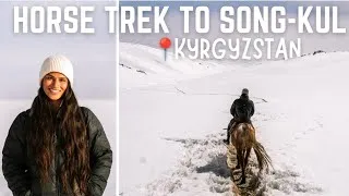 Thumbnail: I spent 2 days on a horse to see a completely frozen alpine lake 🇰🇬 Song-Kul, Kyrgyzstan