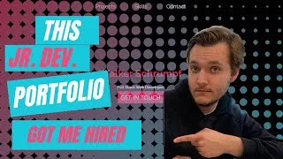Thumbnail: Cracking the Code: My Winning Junior Developer Portfolio