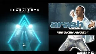 Thumbnail: Headlights ✘ Broken Angels [Remix Mashup] - Alok, Alan Walker & Arash (ft. KIDDO & Helena)